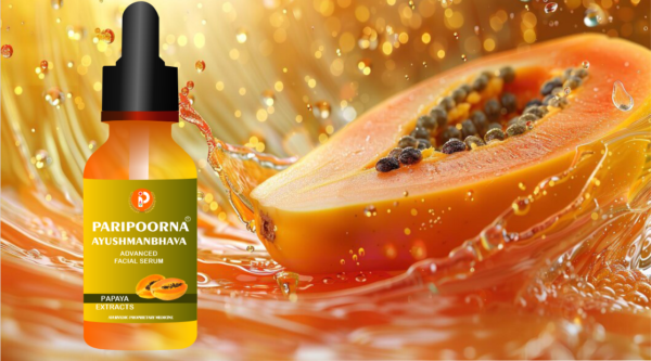 PARIPOORNA AYUSHMANBHAVA FACIAL SERUM PAPAYA EXTRACTS 50ml Code:SPO-12 Sku:41