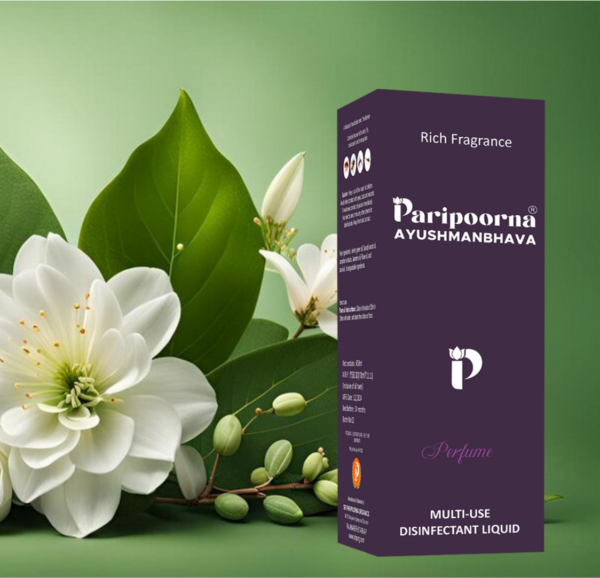 PARIPOORNA AYUSHMANBHAVA BLOSSOMS PERFUME DISINFECTANT LIQUID 450ml Code:23  Sku:65